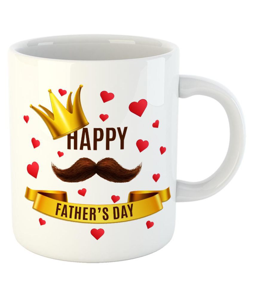 FABTODAY - Happy Fathers Day Coffee Mug - Best Gift for Dad on  Birthday/Father's Day - Color - White: Buy Online at Best Price in India -  Snapdeal