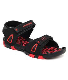 paragon chappal red colour
