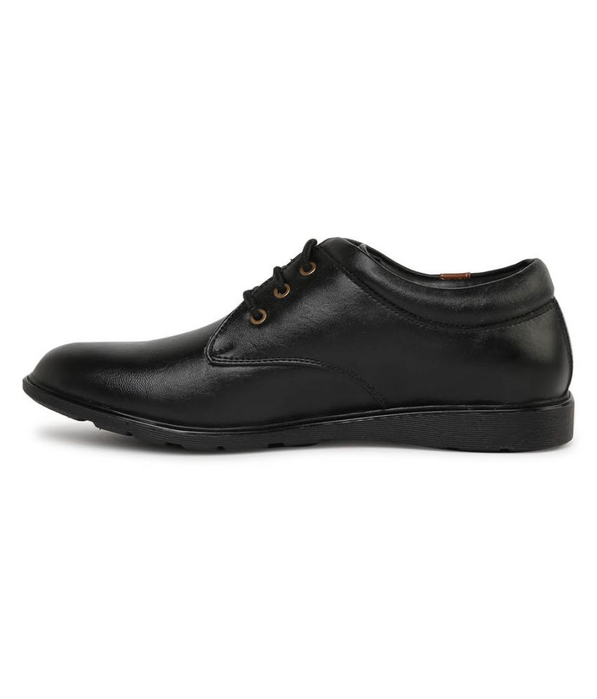 Paragon Office Artificial Leather Black Formal Shoes Price in India ...