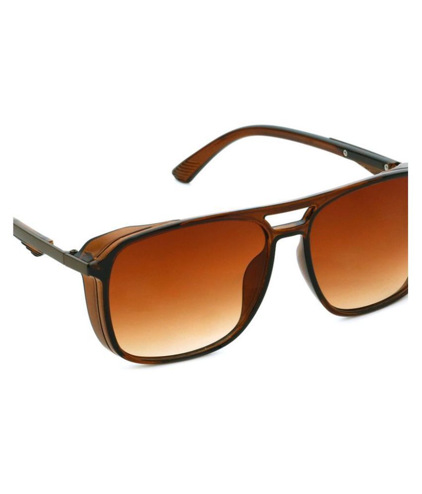 Arizona Sunglasses Brown Plastic (Polycarbonate) lens Square sunglass for Men Buy Arizona