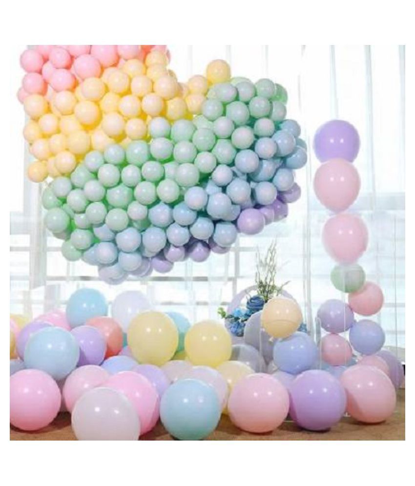     			GNGS Pack of 100 Pastel / Candy Colour Balloons for Decorations