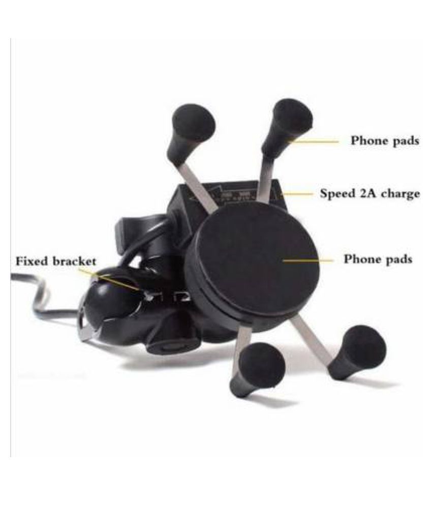 bike mobile holder with charger waterproof