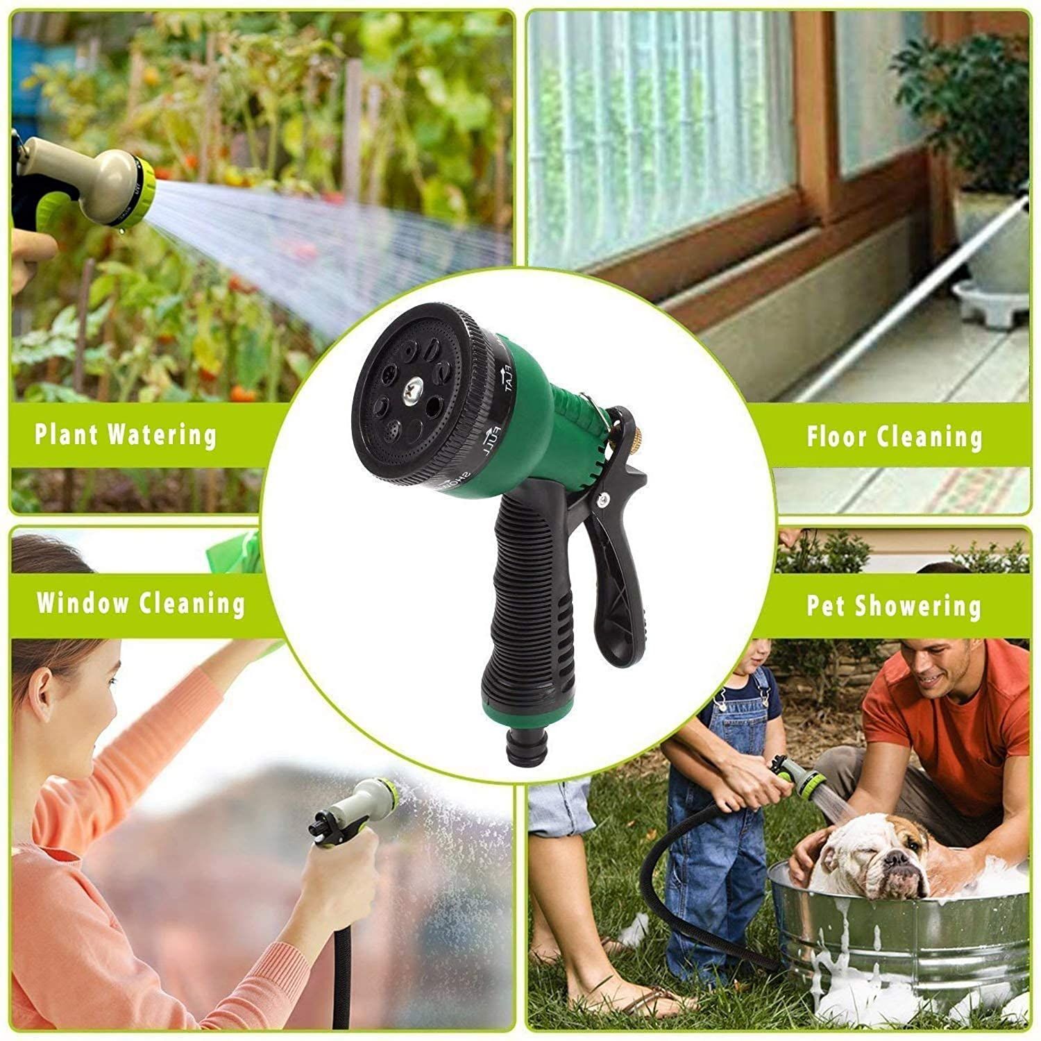 Ketsy8 Way Nozzle High Pressure Car/Bike/Gardening Wash Nozzle Water