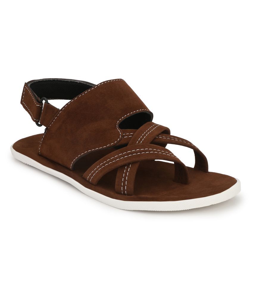 did it Pharmacology Contagious Shoegaro Brown Synthetic Leather Sandals - Buy Shoegaro Brown Synthetic  Leather Sandals Online at Best Prices in India on Snapdeal