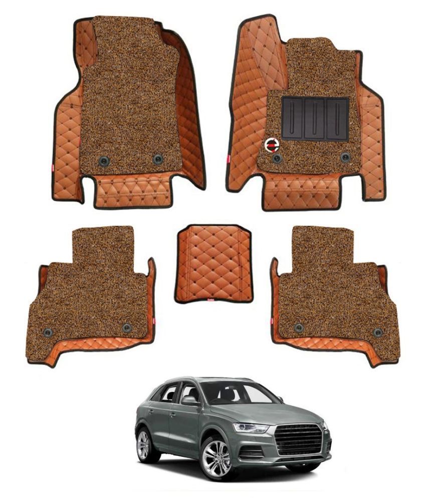 Elegant Luxury Leatherite 7D Car Mat For Audi Q3 (Tan) Buy Elegant