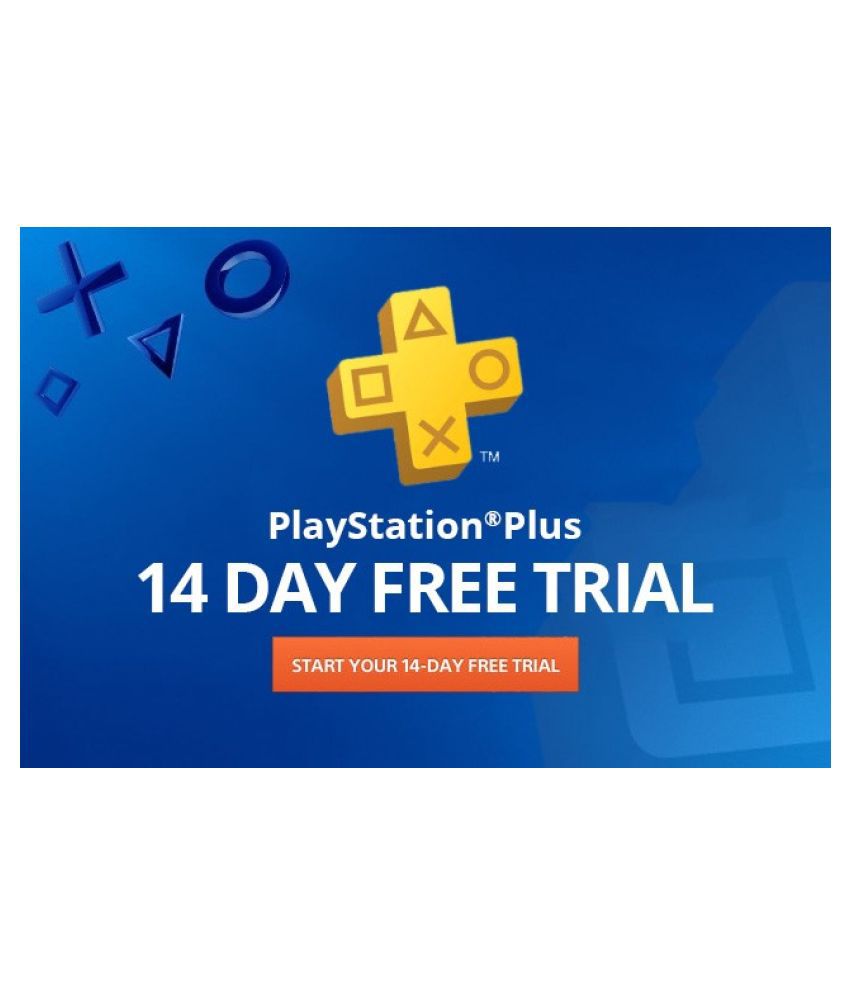 Buy Playstation Plus 14 Day Free Trial PS4 PS3 PS Vita Playstation 4