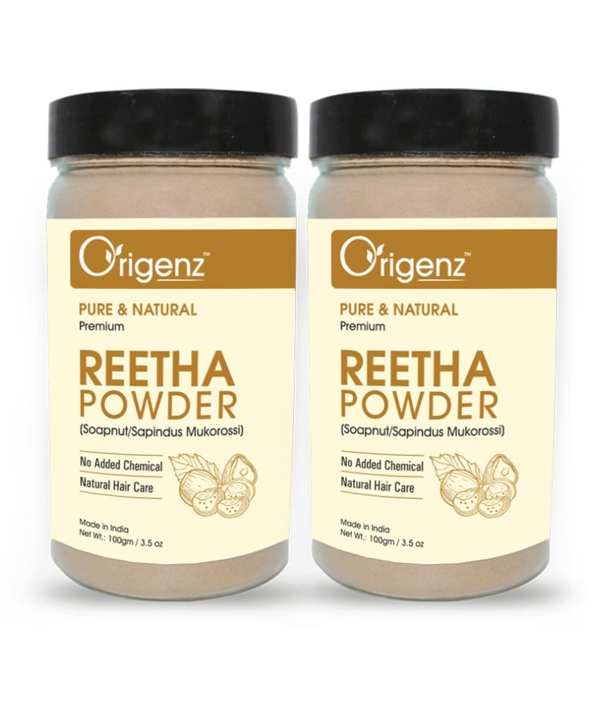     			Origenz Reetha Powder Pack for Healthy Hair (100gm, Pack of 2)