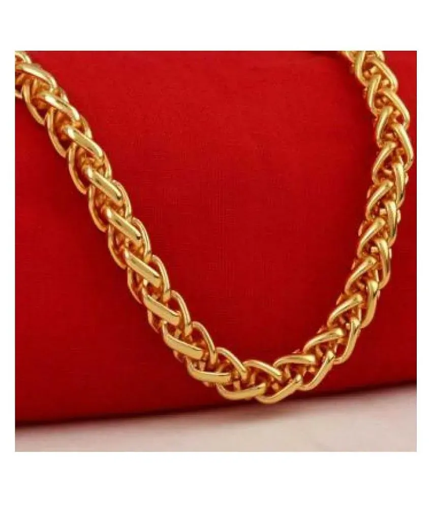 Snapdeal gold 2025 plated chain