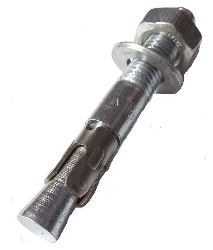 Wedge Anchor Bolt 10 x 75mm with Hex Nut and Plain Washer - Pack of 10 ...