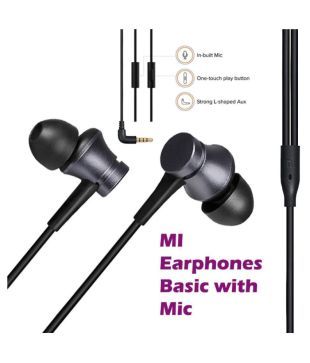 mi earphones basic with mic ultra deep bass price
