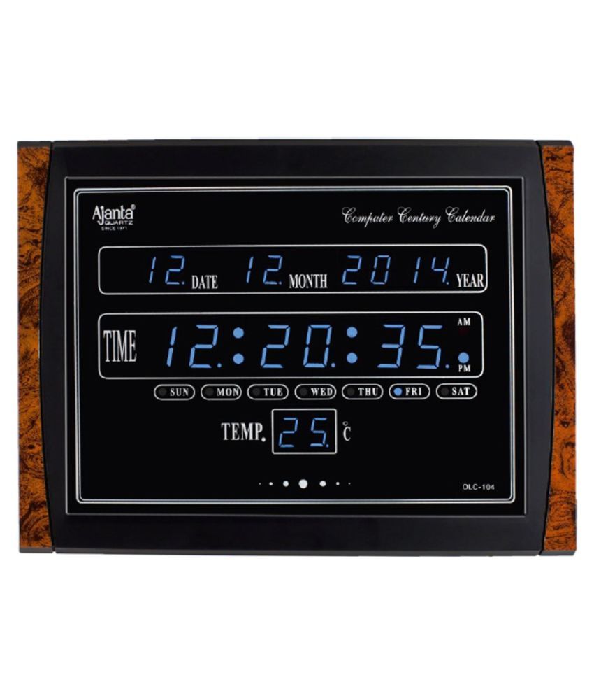 Ajanta Rectangular Digital Wall Clock ( 4 x 6 cm ) Buy Ajanta