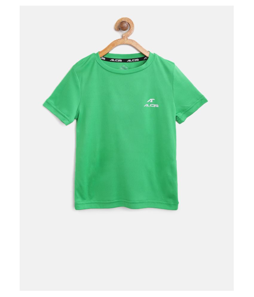 Alcis - Green Polyester Boy's T-Shirt ( Pack of 1 )