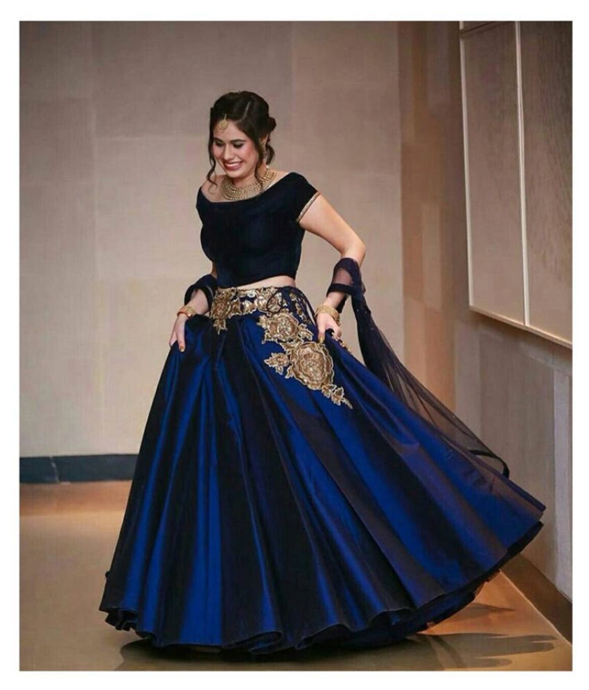 blue colour choli