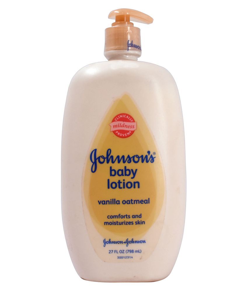 johnson's baby lotion vanilla oatmeal