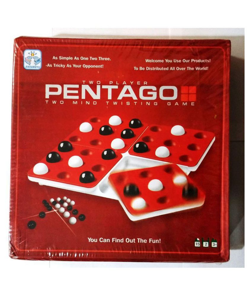 Pentago Marbles Mind Twisting Board Game for Two Players - Buy Pentago  Marbles Mind Twisting Board Game for Two Players Online at Low Price -  Snapdeal