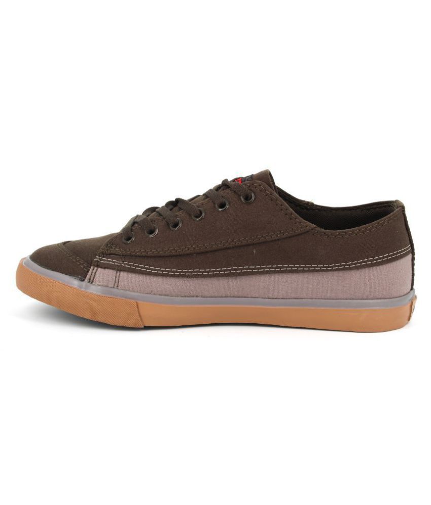 sparx olive green canvas shoes