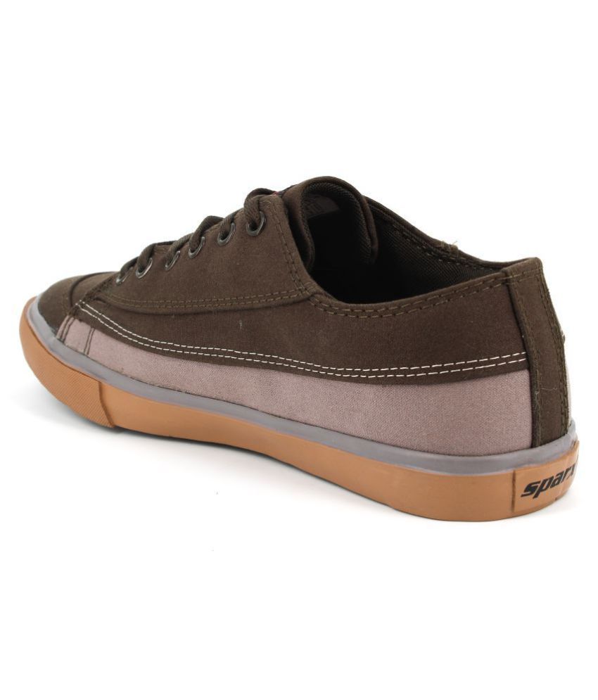 sparx olive green canvas shoes