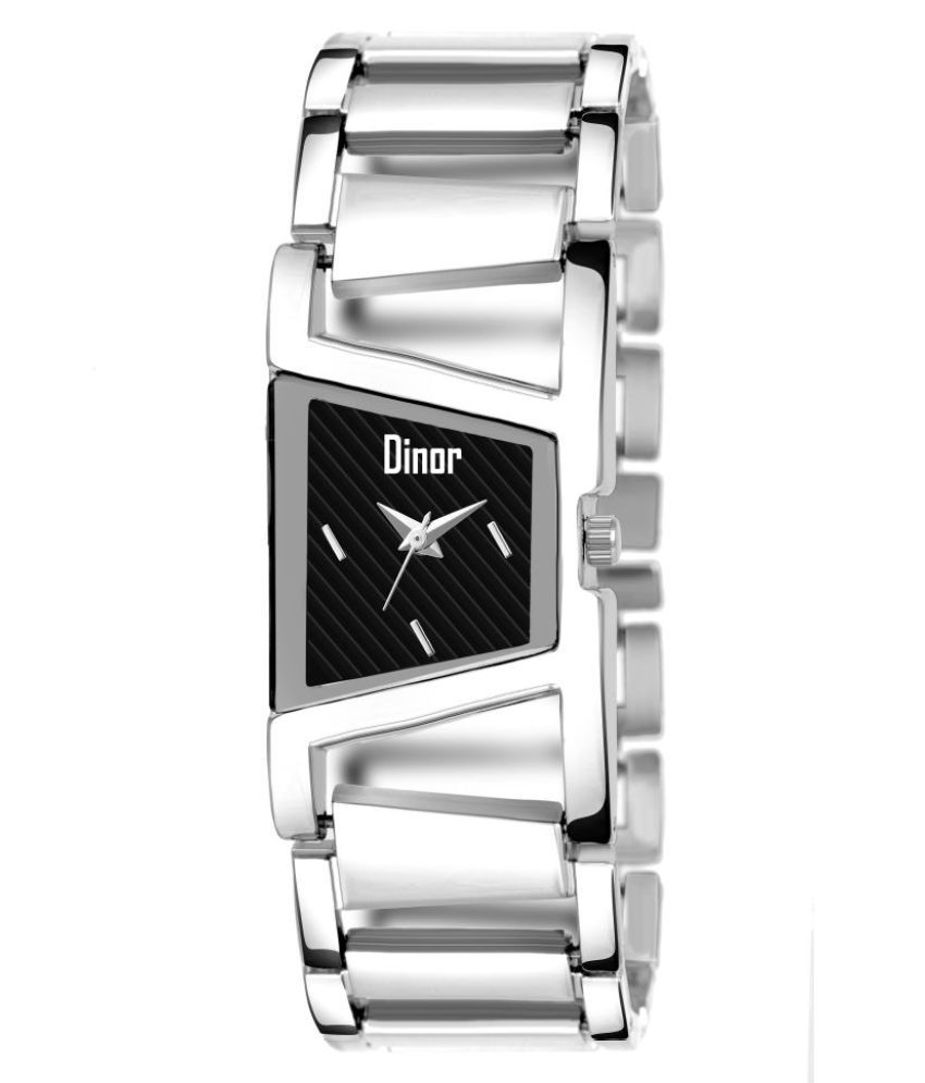 Dinor 8173-Black Stainless Steel Analog Men's Watch