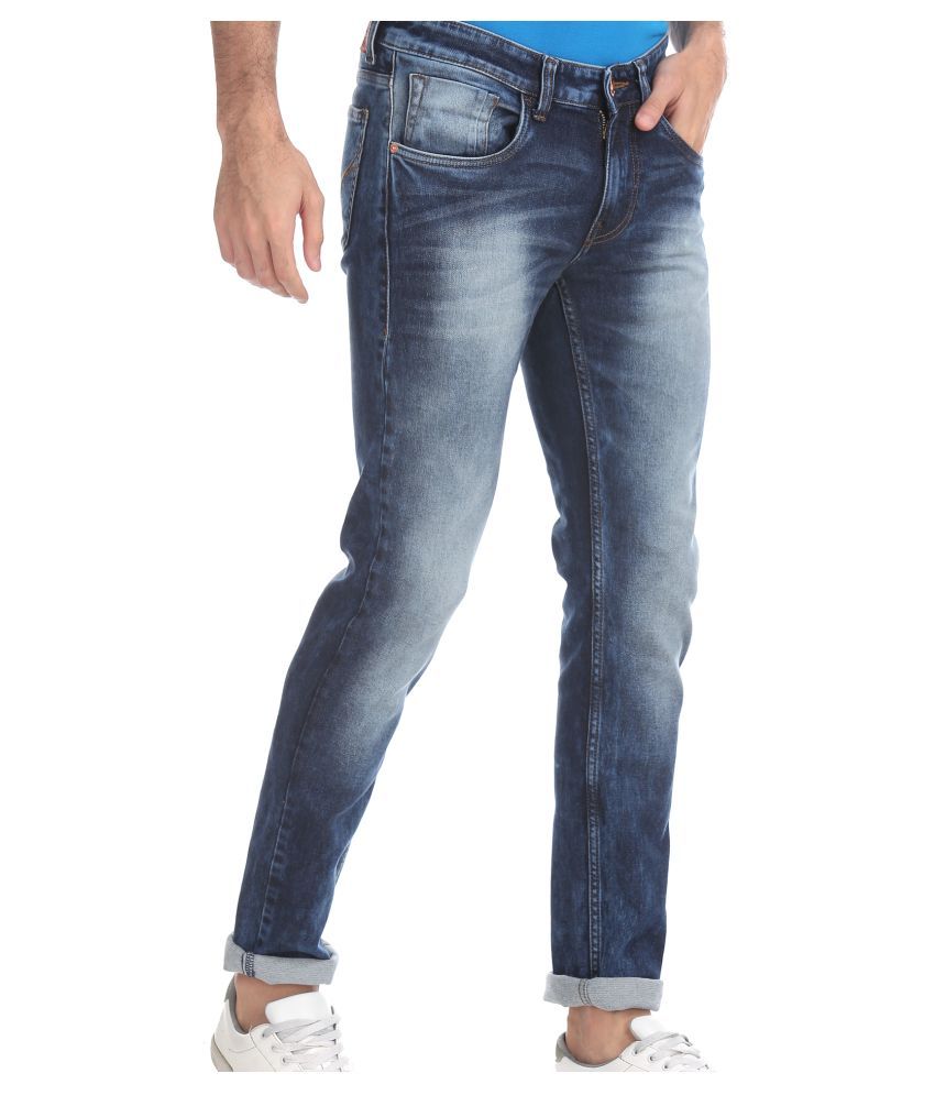 flying machine skinny men blue jeans