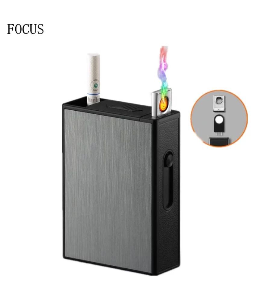 Finish Flameless Rechargeable Cigarette Lighter Cum Carry case Ejection ...