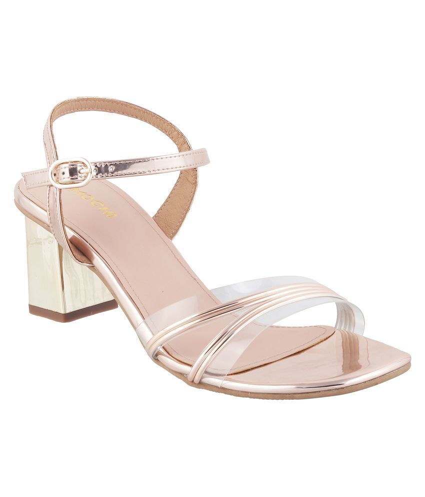 Mochi BEIGE Block Heels Price in India- Buy Mochi BEIGE Block Heels Online at Snapdeal
