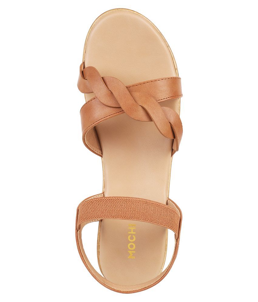 Mochi TAN Block Heels Price in India- Buy Mochi TAN Block Heels Online at Snapdeal