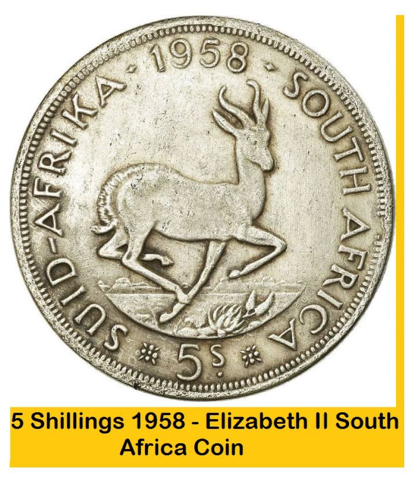     			5s South Africa 1958 Elizabeth II Extremely Rare Coin