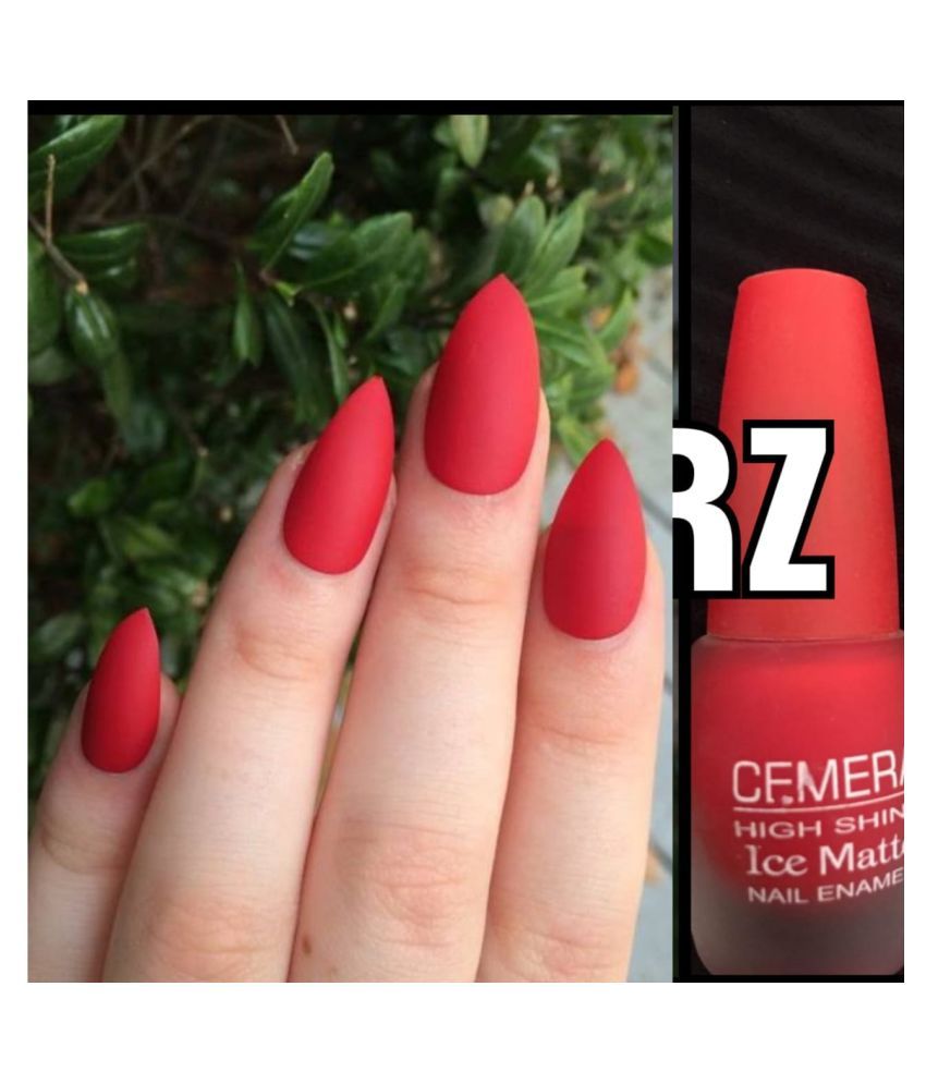 Cemera Ice Matte Nail Polish Red Matte 7 mL: Buy Cemera Ice Matte Nail Polish Red Matte 7 mL at Best Prices in India - Snapdeal Cemera Ice Matte Nail Polish Red Matte 7 mL: Buy Cemera Ice Matte Nail Polish Red Matte 7 mL at Best Prices in India - Snapdeal