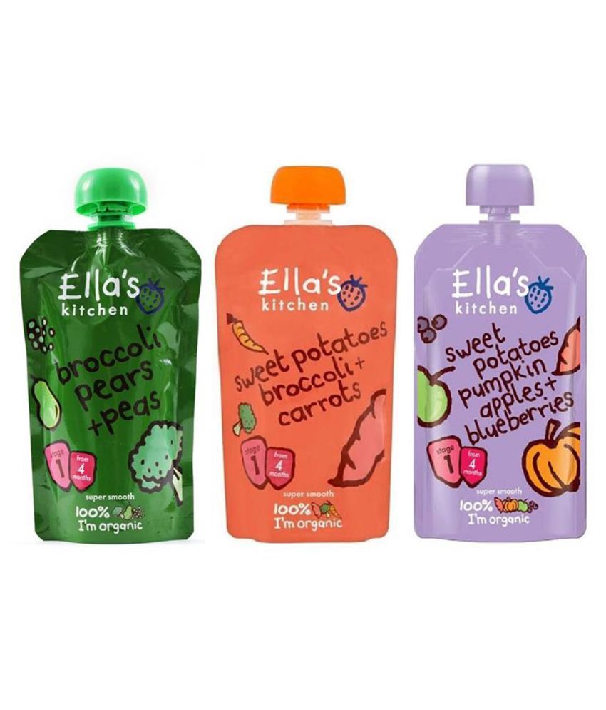 Ellas Kitchen Mixed Fruits Snack Foods for 6 Months + ( 120 gm ): Buy ...