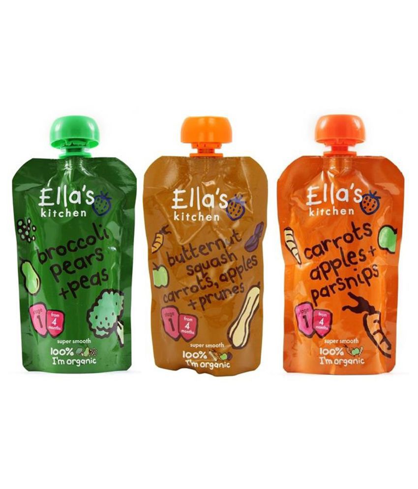 Ellas Kitchen Mixed Fruits Snack Foods for 6 Months + ( 120 gm ) Buy