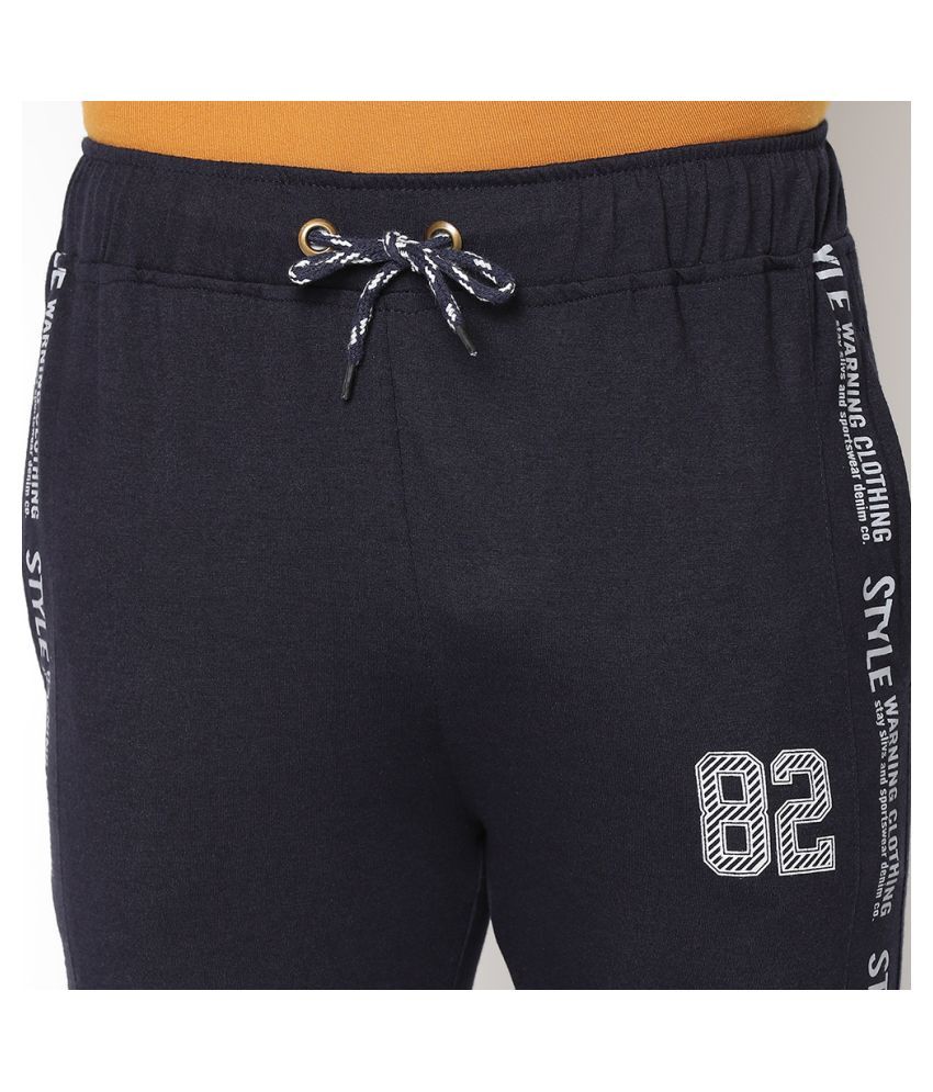 mens joggers navy blue