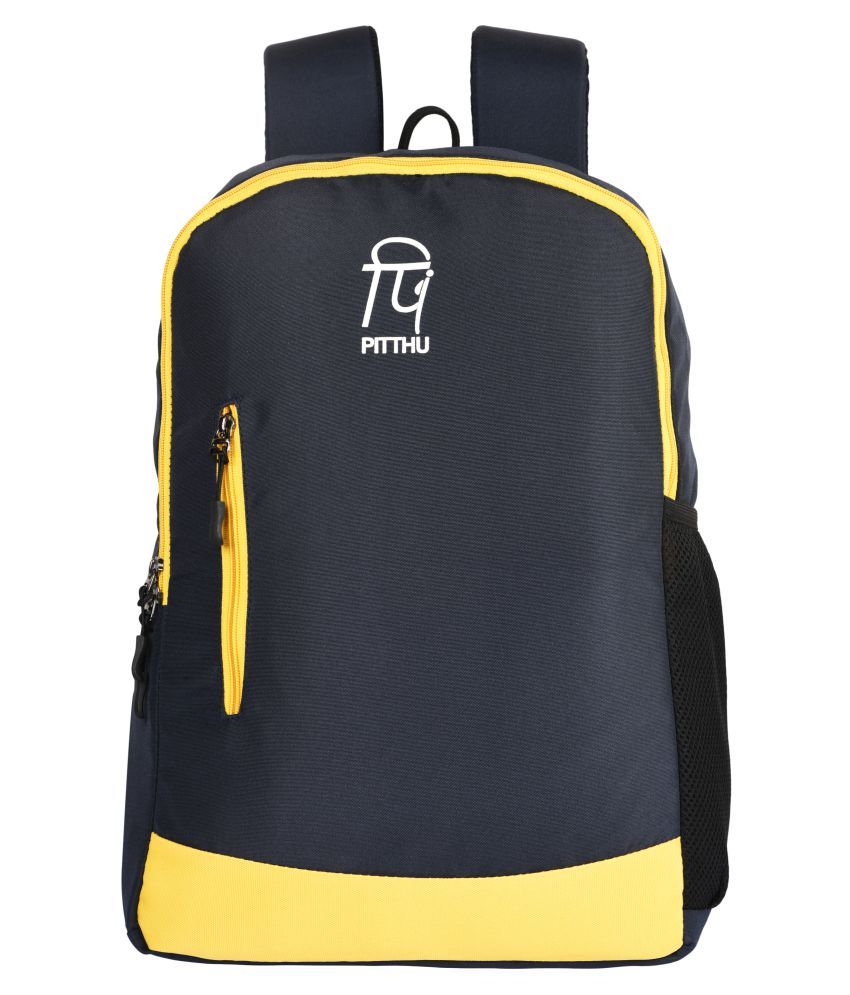 red blue yellow backpack