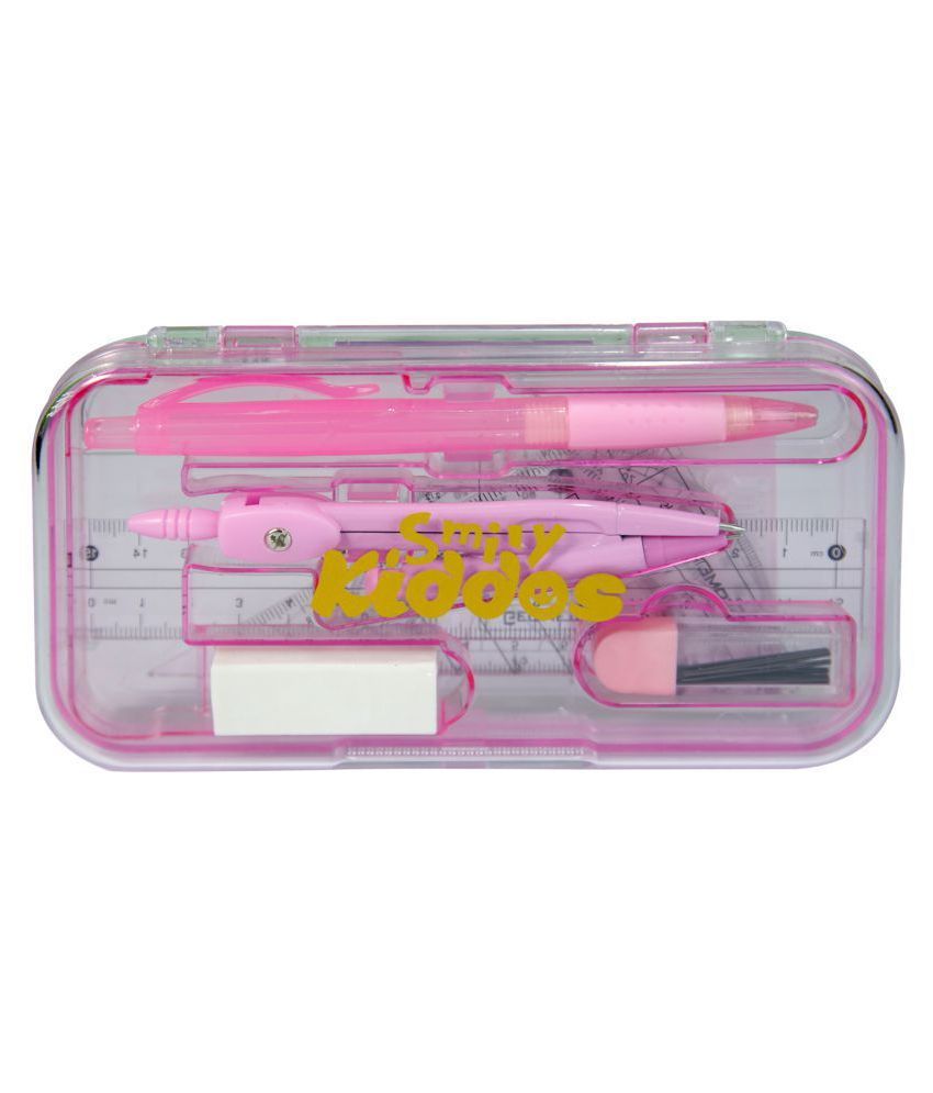 Smily Kiddos Smily Compass set (Pink) kids stationery School