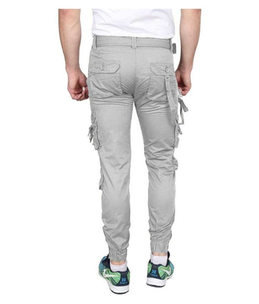 mens grey cargos