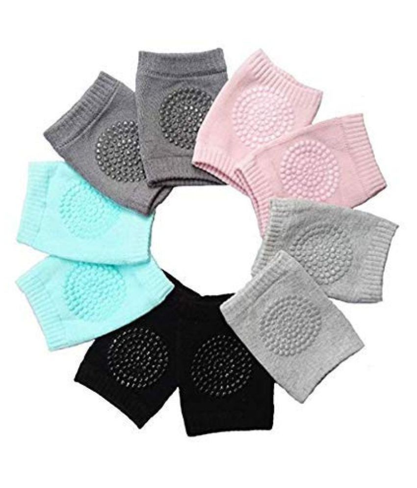     			Royal Queen Multi-Colour Coton Baby Knee Pad 1 pcs