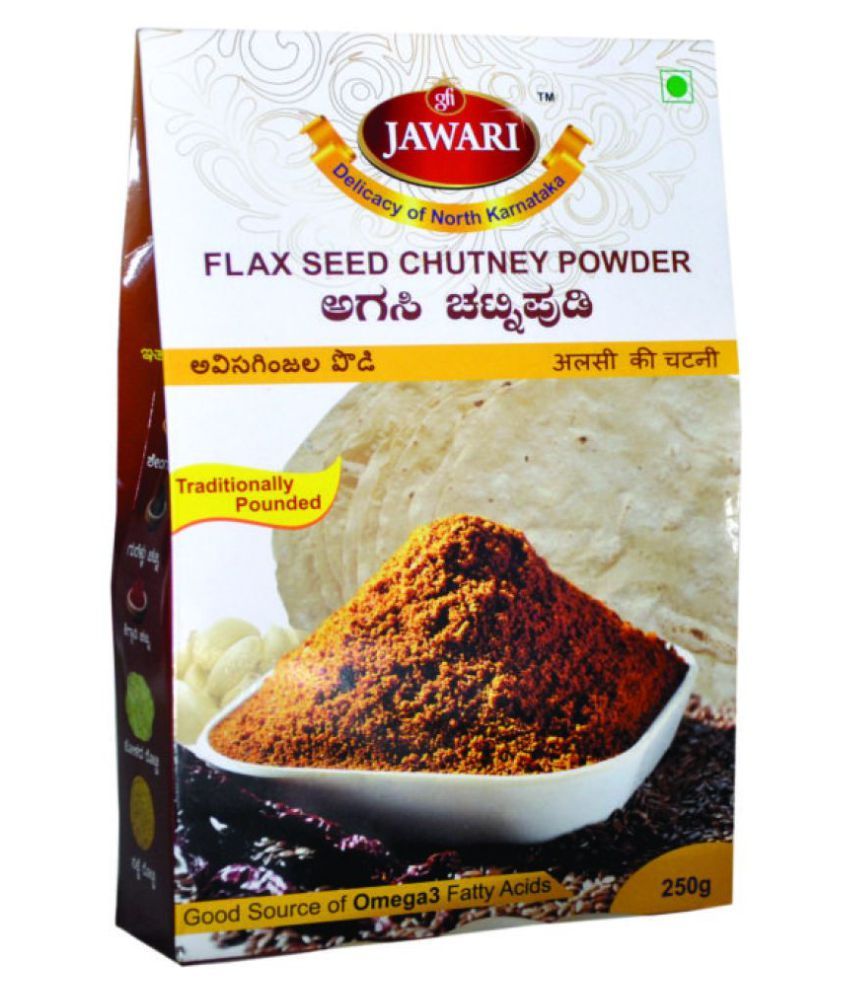 JAWARI FLAXSEED CHUTNEY POWDER Instant Mix 250 gm Buy JAWARI FLAXSEED