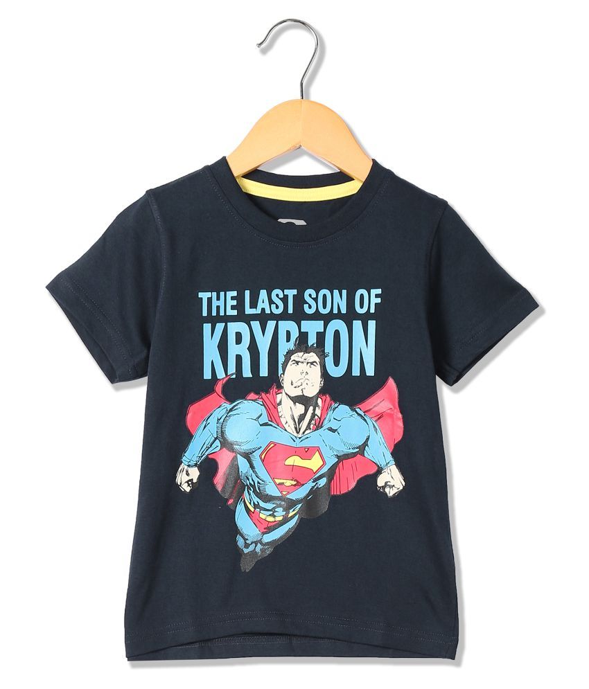 superman printed t shirt