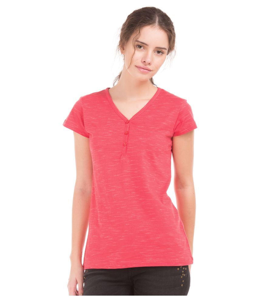 Buy Cherokee Cotton Red T-Shirts Online at Best Prices in India - Snapdeal