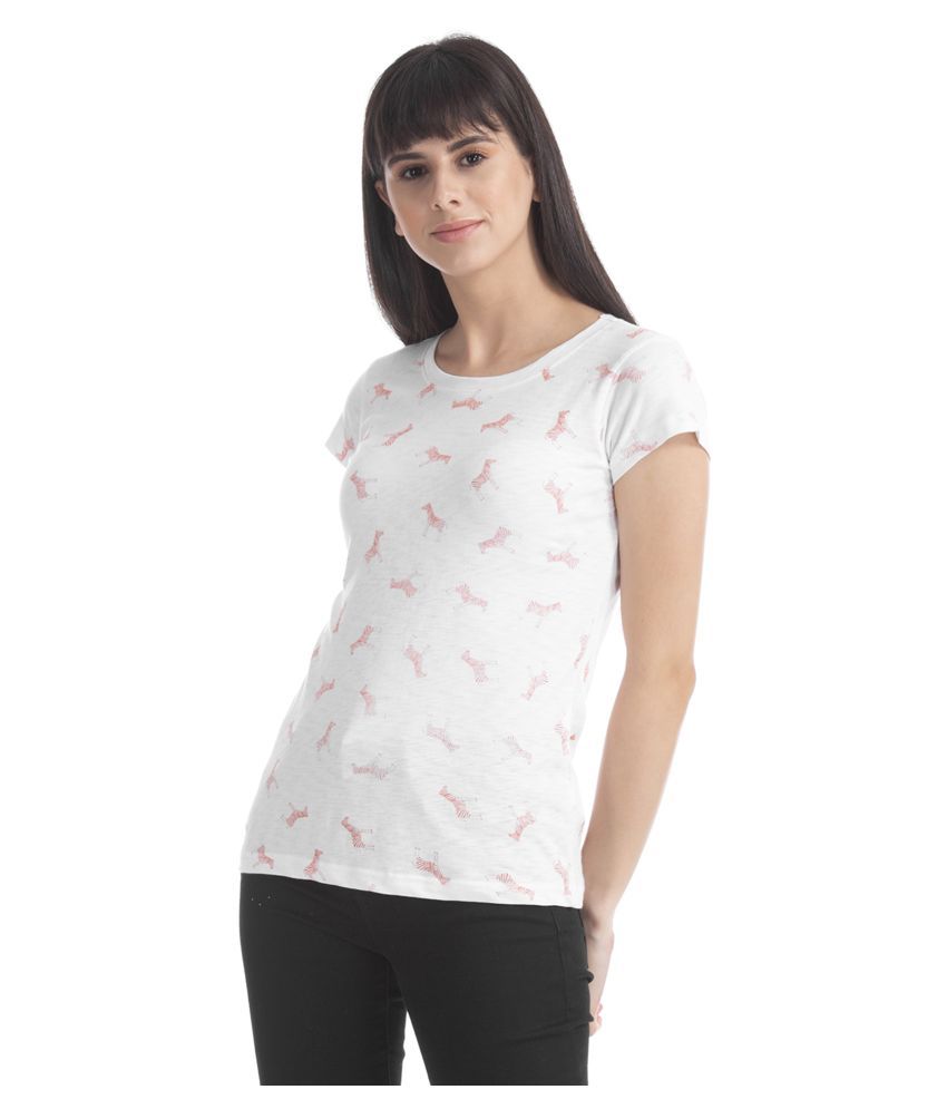 soft cotton white t shirt