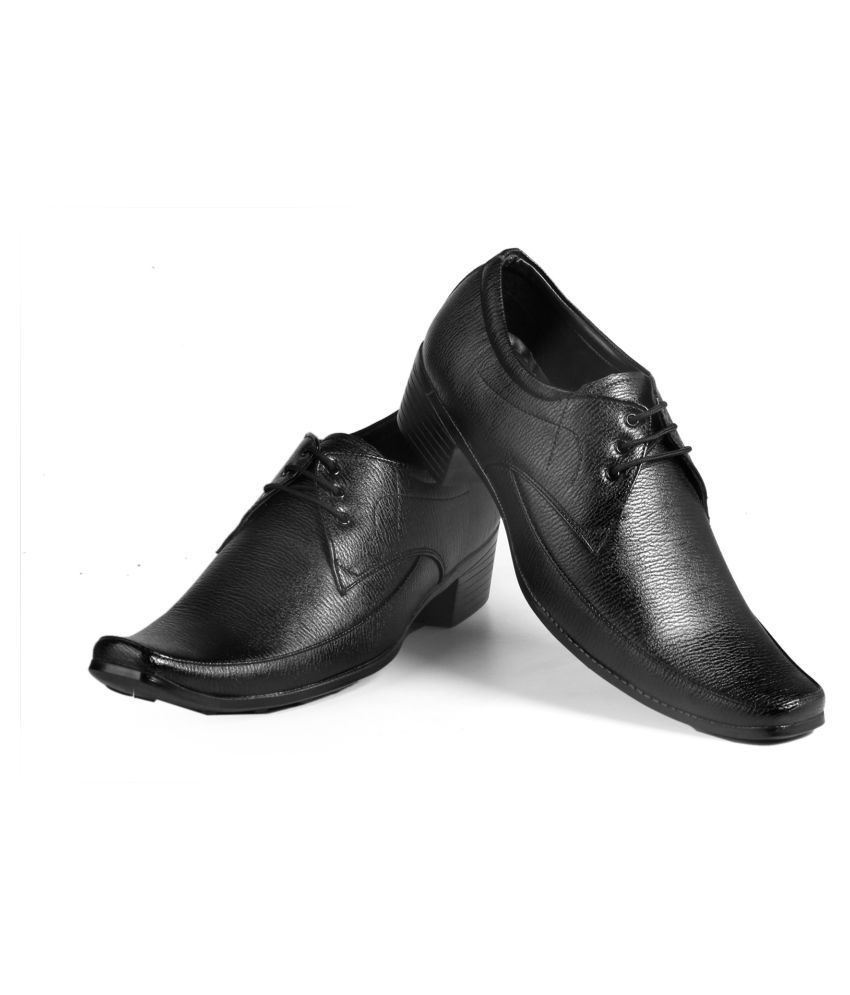     			YUVRATO BAXI Derby Artificial Leather Black Formal Shoes