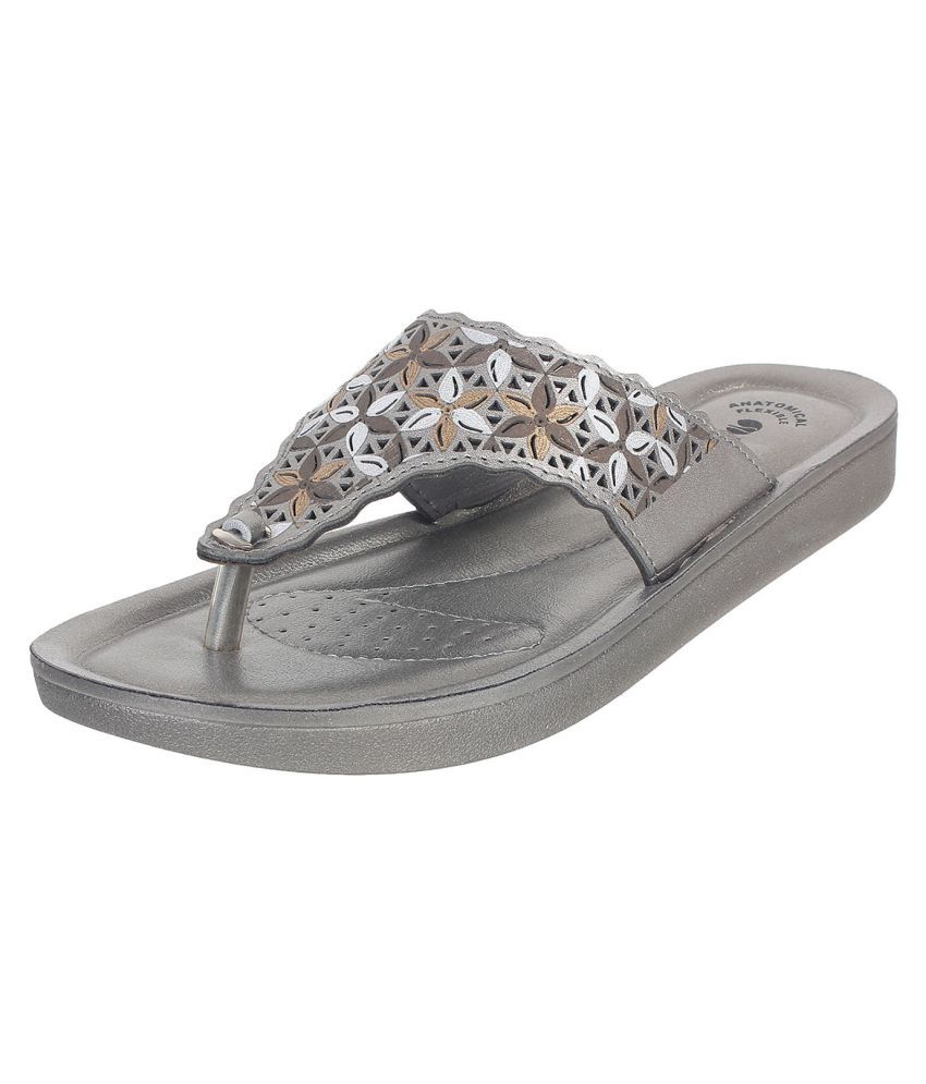 blue and silver flats