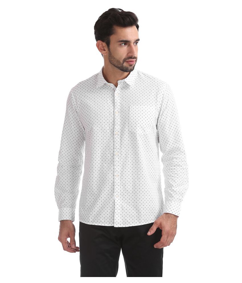 Ruggers 100 Percent Cotton White Shirt - Buy Ruggers 100 Percent Cotton ...