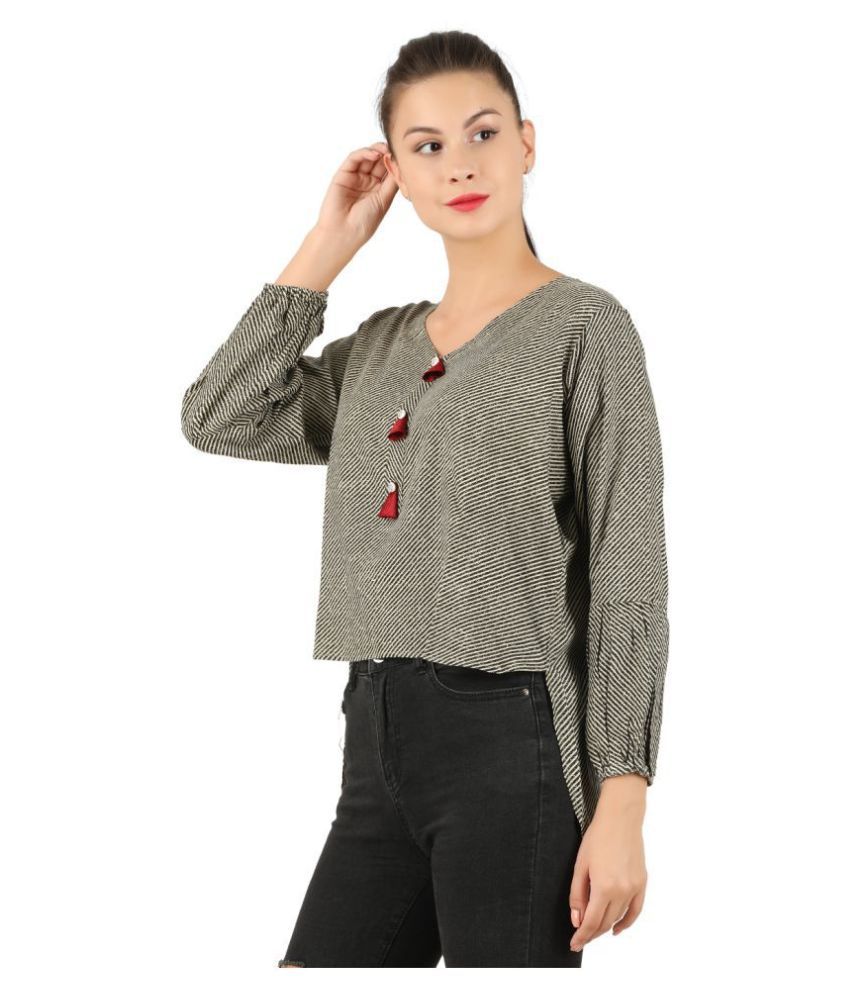 Digvi Fashion Crepe HighLow Multi Color Buy Digvi