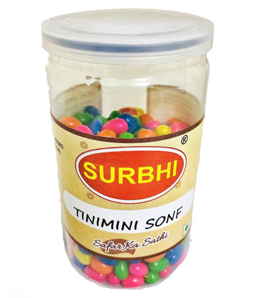 SURBHI Colorful Tinimini saunf mouth freshener Hard Candies 100 gm Pack of 3