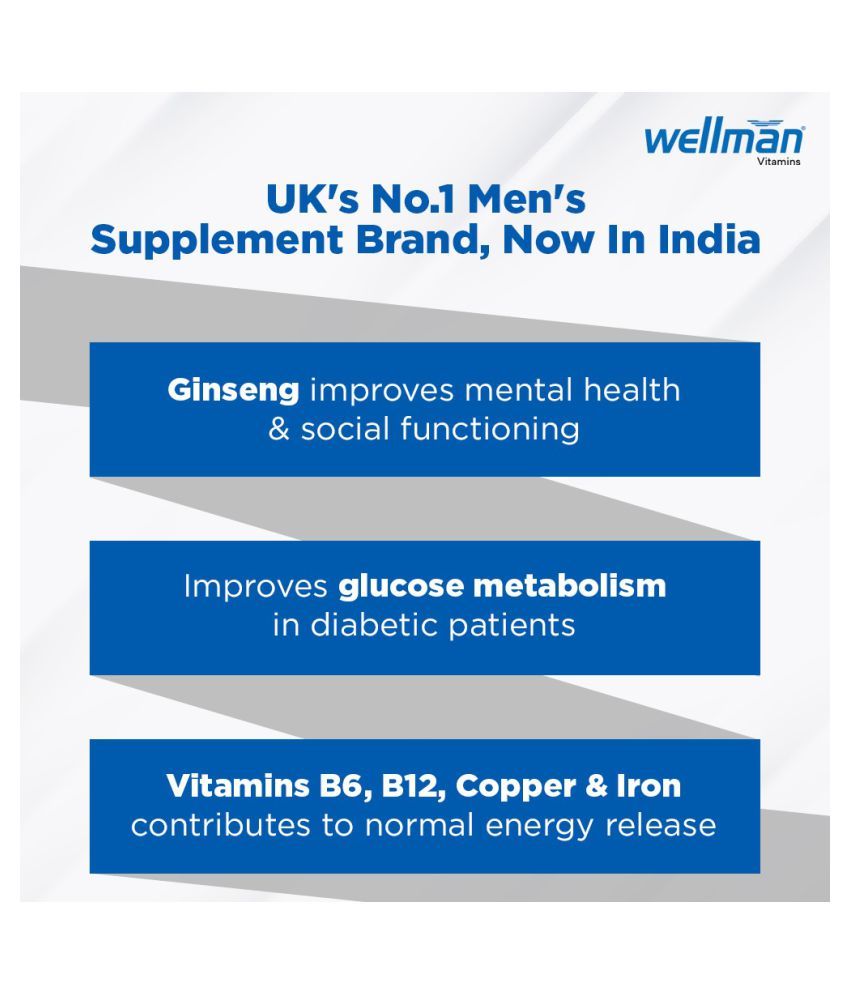 Wellman Multivitamins 30 mg Vitamins Tablets Buy Wellman Multivitamins