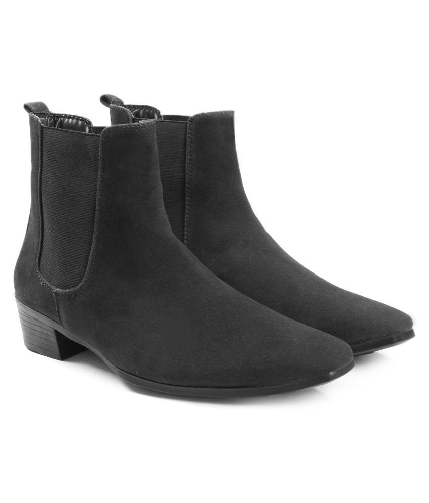     			YUVRATO BAXI Black Party Boot