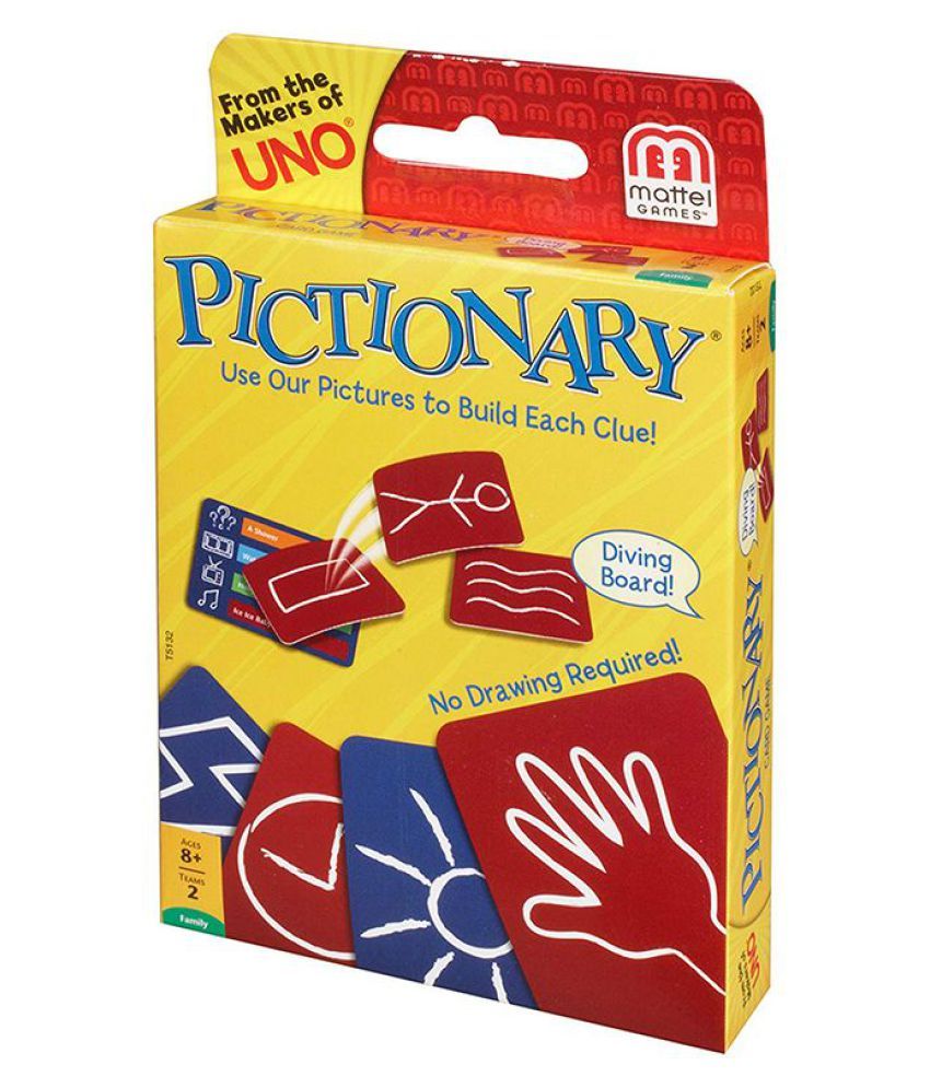 Mattel Pictionary Card Game - Buy Mattel Pictionary Card ...