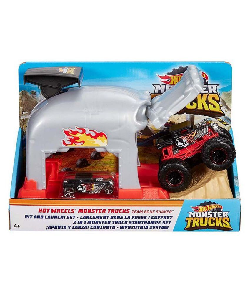 hot wheels monster truck launcher