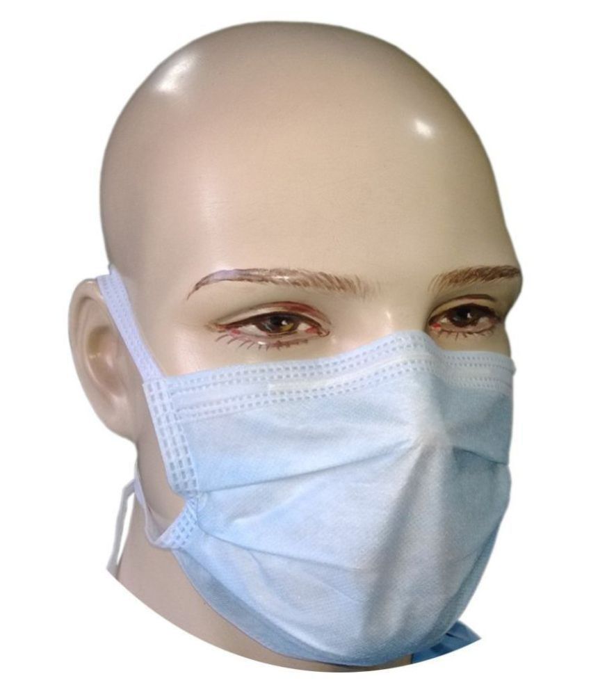 Download HealthBuddy 3Ply Surgical Face Mask With Tie 50: Buy HealthBuddy 3Ply Surgical Face Mask With ...