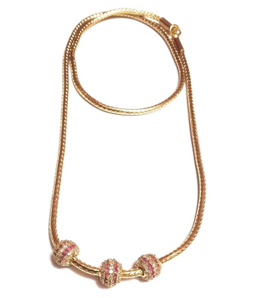One Gram gold Mugappu Chain: Buy One 